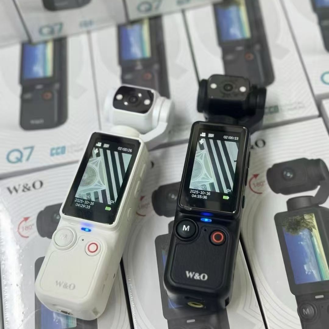 New Q7 Sports Digital Camera Pocket Gimbal Camera Travel Handheld Vlog Anti-Shake Outdoor Camera