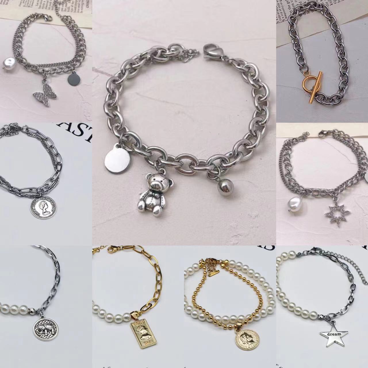 Neues klassisches, vielseitiges Elizabeth Coin Damenarmband_voghion.com