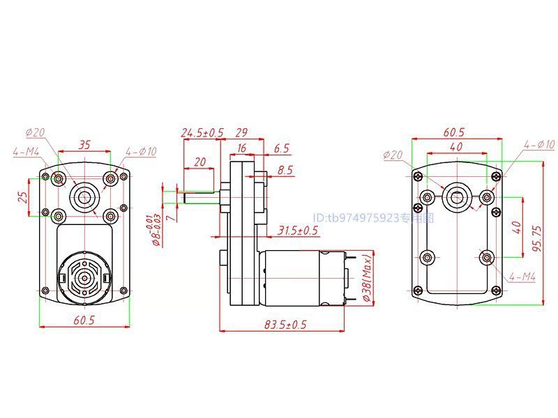 TYHE Taihe モーター DC 減速 555GB96DC12V24V 高トルク正逆調整可能な速度モーター|undefined