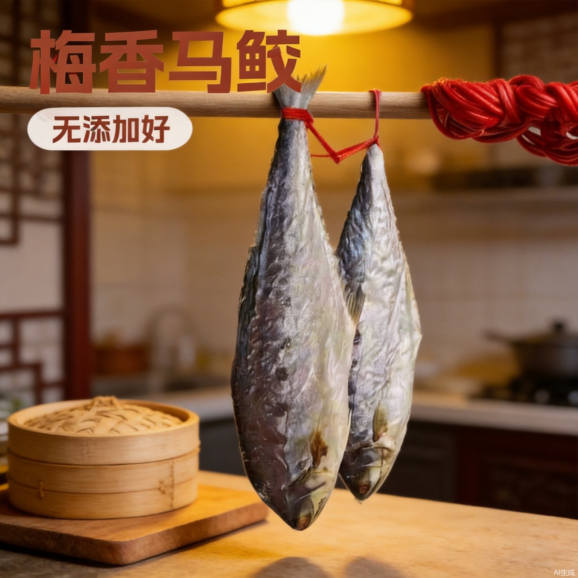 梅香马鲛鱼咸鱼中段成条肉咸鱼茄子煲干货霉香无添加防腐剂 梅香