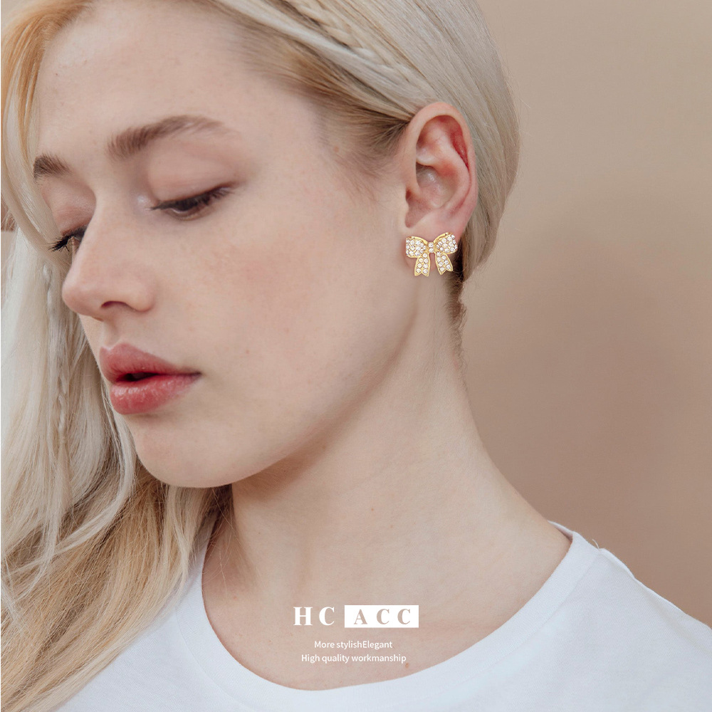 amazon-hot-selling-fashion-copper-plated-real-gold-inlaid-zircon-bow-earrings-elegant-style-elegant-womens-ear-jewelry