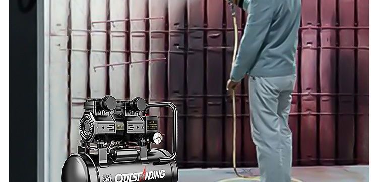 Air Compressor, Small Air Pump, Woodworking, Spray Painting, Decoration, High-Pressure Air Compressor, 220V, Silent, Oil-Free Compressor, Wholesale