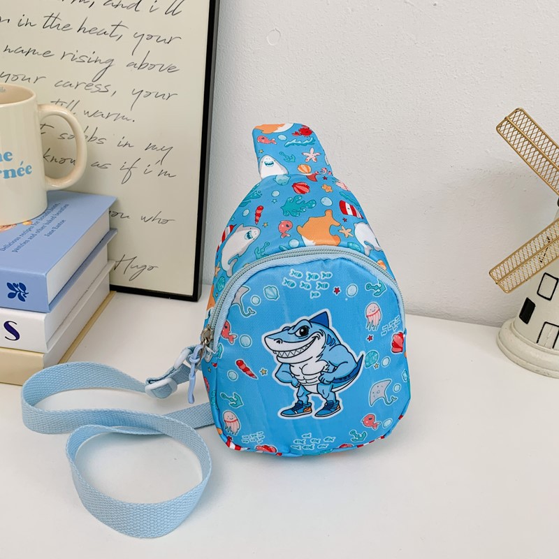 Moda de dibujos animados para niños y niñas bolsos de pecho lindos impresión mini mochila de bebé 2025 nuevo bolso de cambio de niños