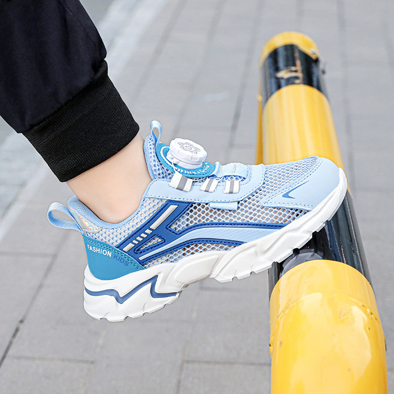 Zapatos transpirables para niños al por mayor para niños individuales primavera verano marea Zhongda Net 2024 deportes y ocio zapatos deportivos ocio para niños