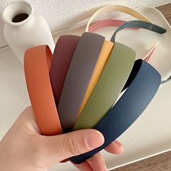 Morandi color versatile simple high skull wide headband fashion matte matte wide edge pressed hair headband hair accessories