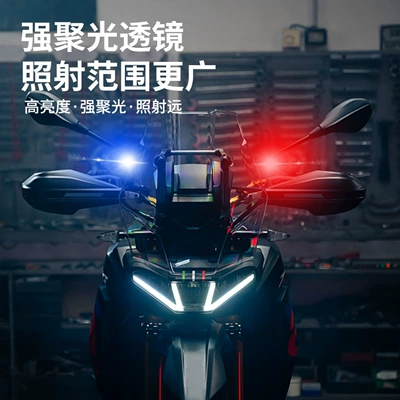 Other lights Square 2Led Flashing Motorcycle