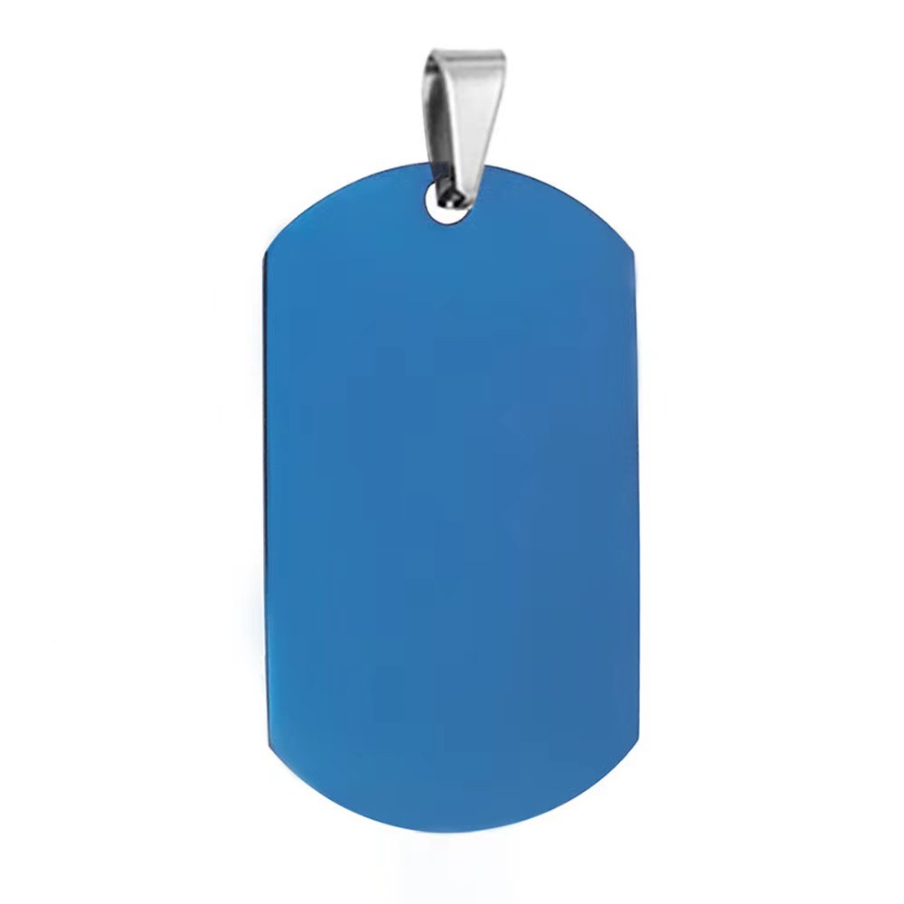 Elegante simple de acero inoxidable pet colgante soporte para dibujar muestras talladas adorables pet colgante al por mayor