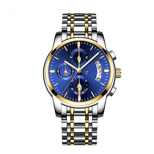 Best-selling men's watch nibosi business watch, multi-functional six-hand quartz watch wholesale
