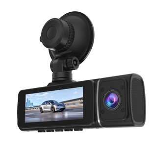 Ai+Front 720P+Inner Vga+Rear Vga Cross-Border 1080P In-Car Camera Dual Recording Monitoring Driving Recorder