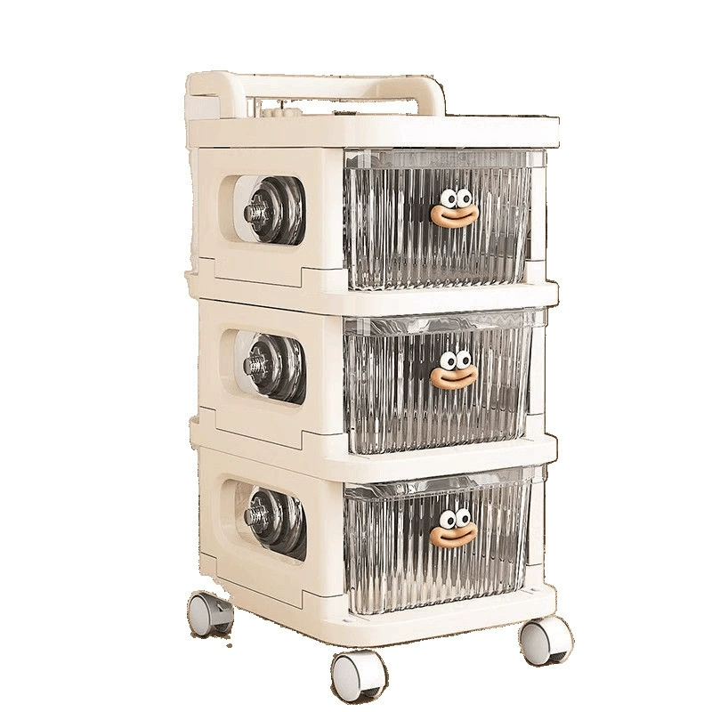 Multilayer storage cart, universal bedside box organizer, 1–5 layers, modular sizes