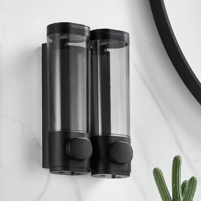 No punching wall-mounted manual soap dispenser hand sanitizer wall-mounted press bottle hotel shampoo shower gel box