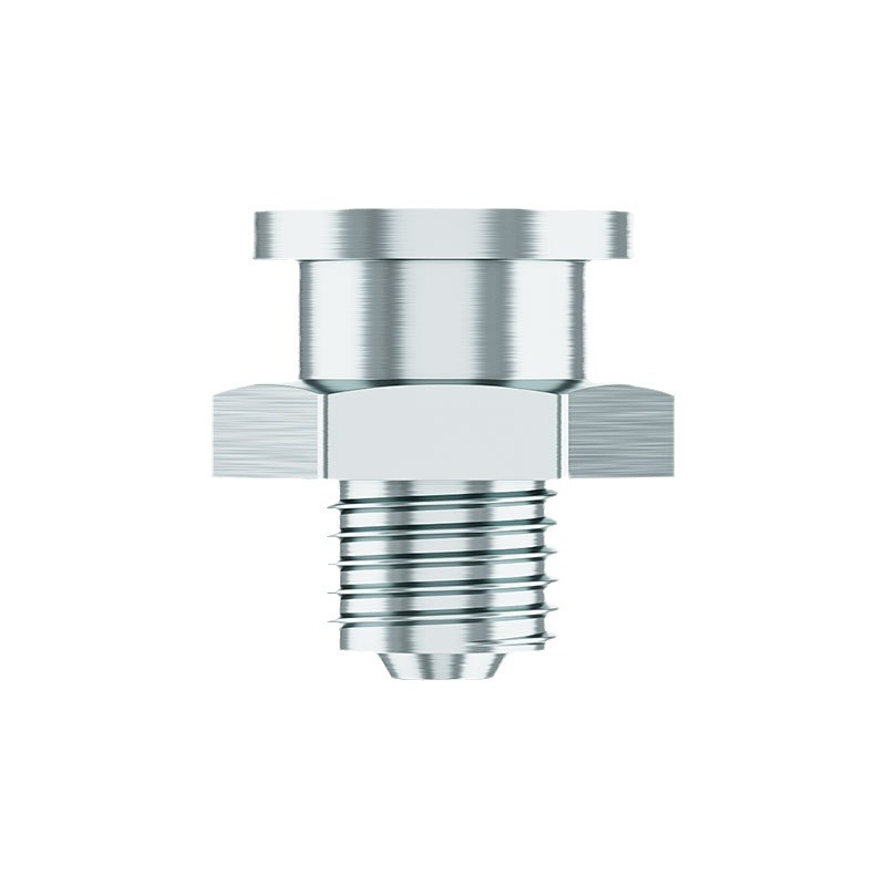 Botón plano boquilla de grasa boquilla pistola de grasa accesorios de la nave pistola de aceite de hierro galvanizado boquilla de aceite engrasador al por mayor