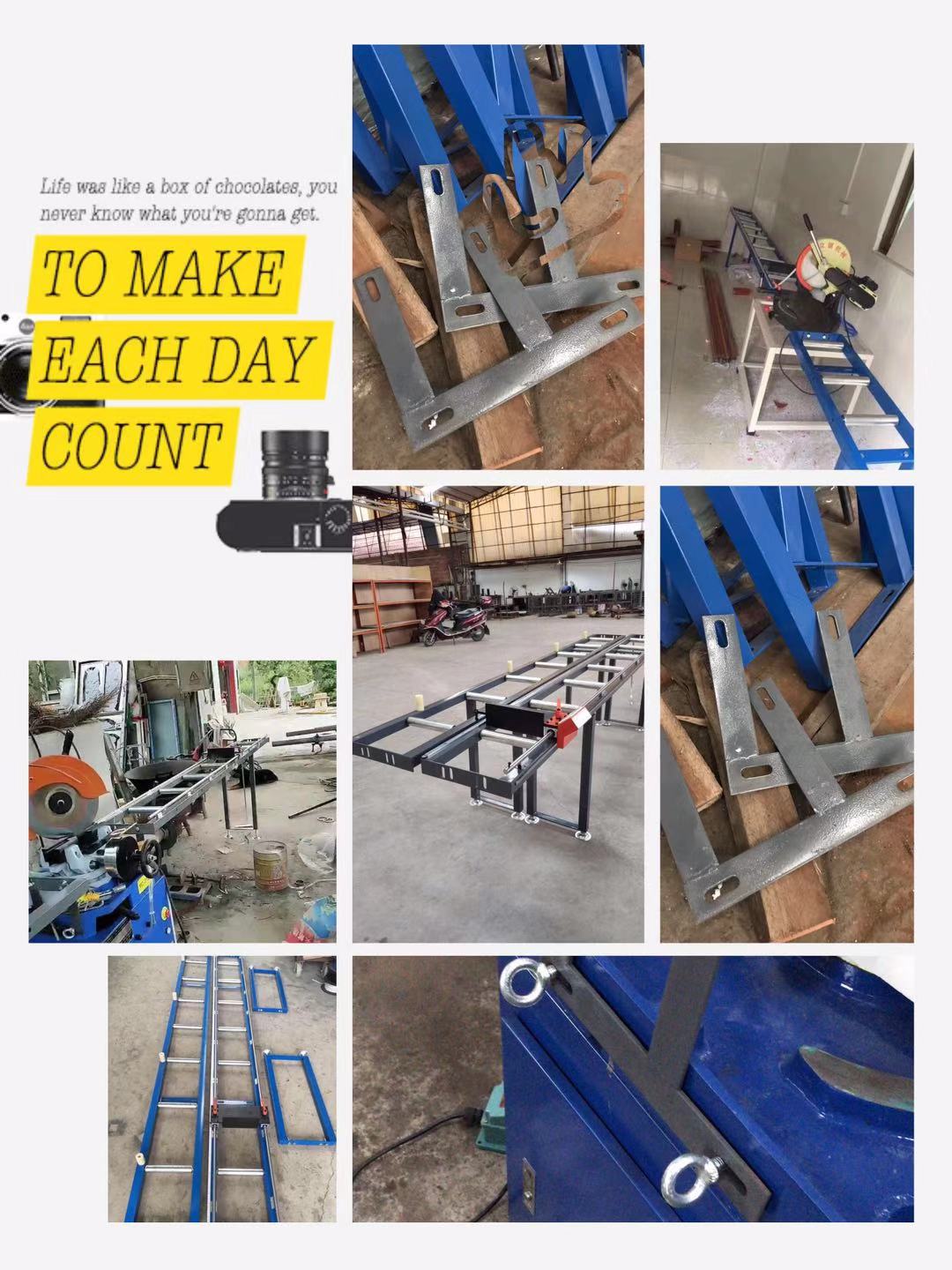 j8切管机数显铝料定位架托托料台架送料架放料滚筒切割机架圆锯g3