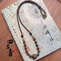 【四君香】千伶香百俐香合香珠手串项链儿童时尚编绳和田兰亭序香
