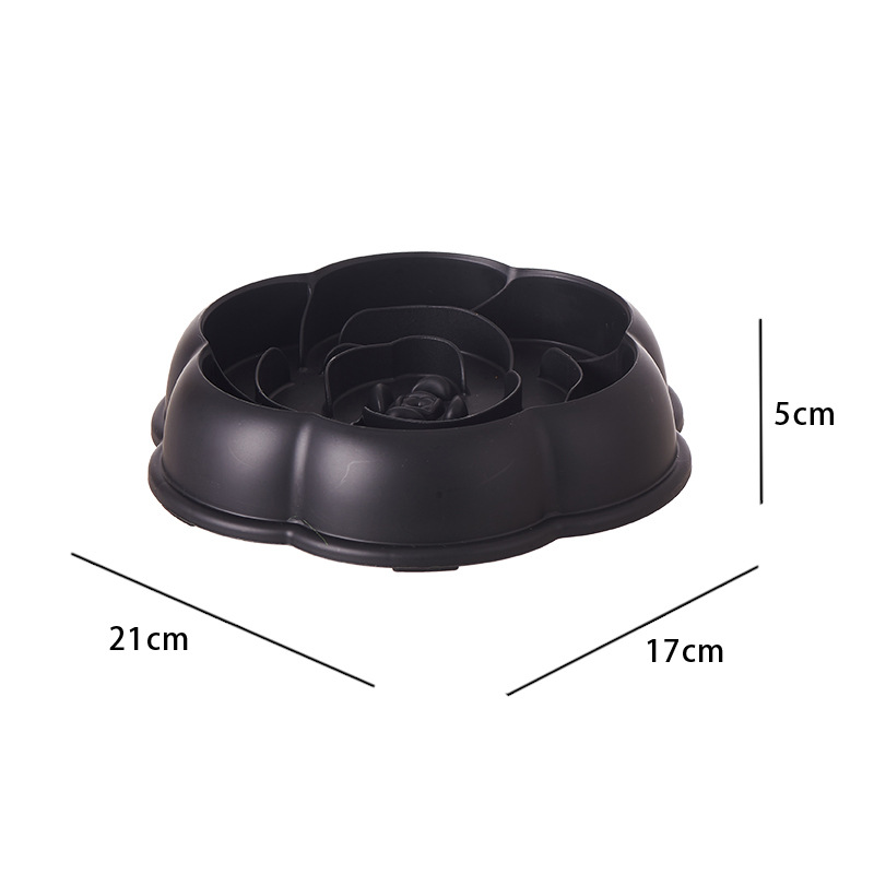 Tazón de comida lenta para perros Tazón de comida lenta para mascotas antideslizante contra derrumbe Tazón de comida para perros Tazón de comida para gatos Nuevo Tazón de comida lenta para mascotas