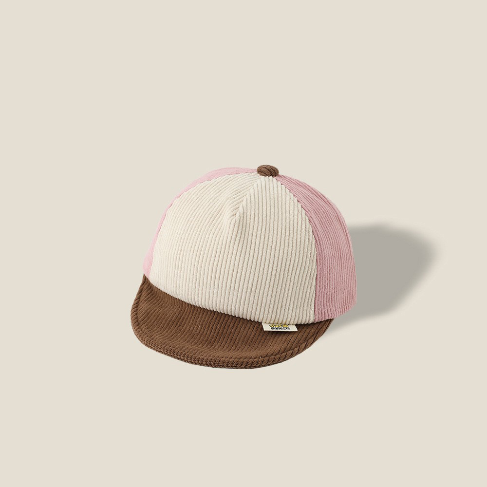 Sombrero de bebé otoño y invierno de terciopelo suave gorra de lengua de goma para bebés de color extranjero amplio sombrero de béisbol caliente para bebés para hombres y mujeres