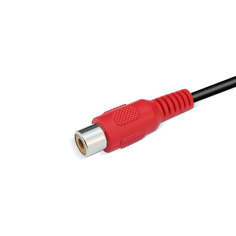 卸売 3.5 ステレオ - RCA メス デュアル ロータス ヘッド赤と白の平行車 AV オーディオ ケーブル 1 対 2 オーディオ ケーブル|undefined