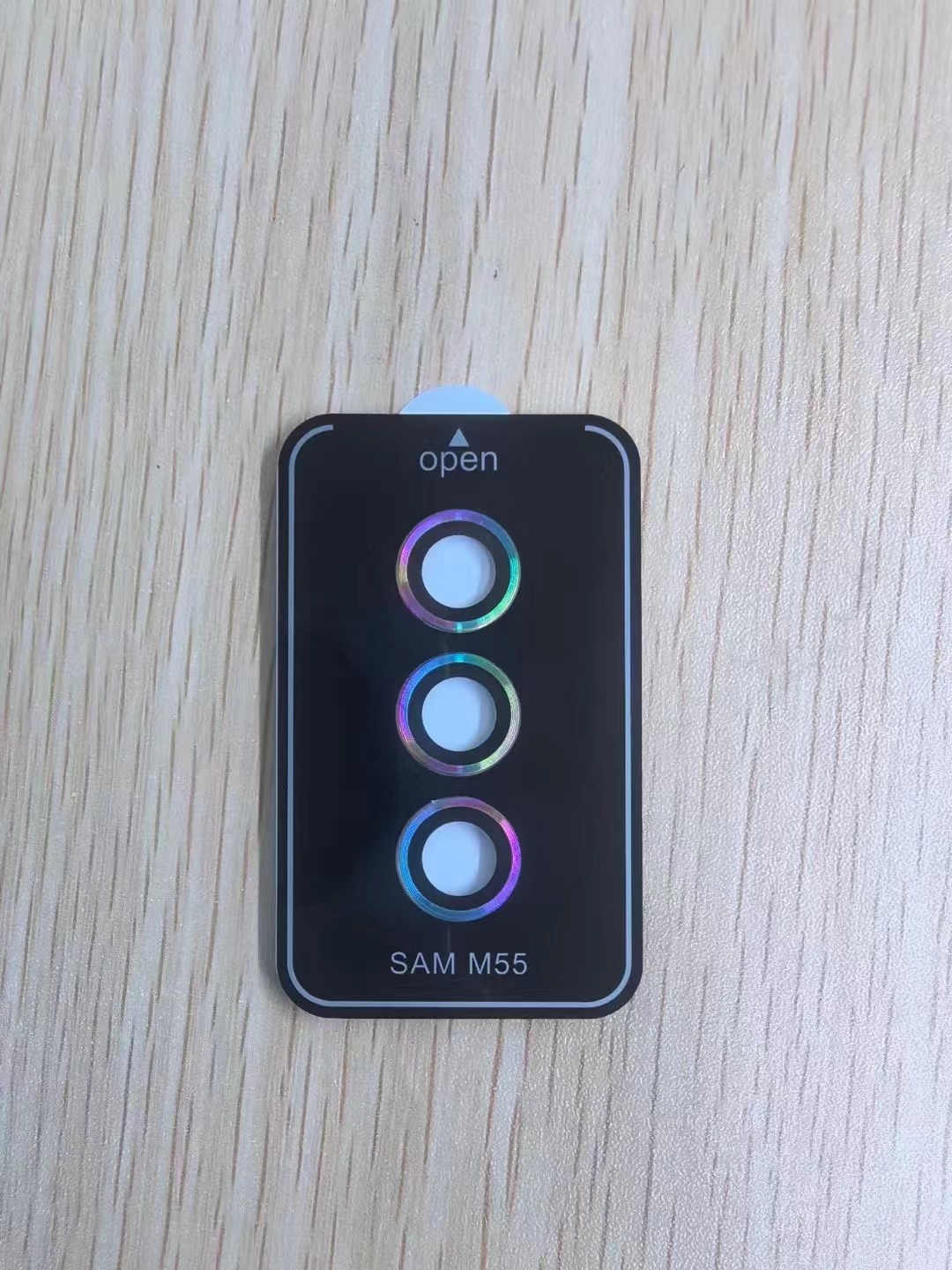 Aplicable para Samsung Galaxy M55 película de lente de teléfono celular cámara metal ojo de halcón con segundo adhesivo magia película protectora HD