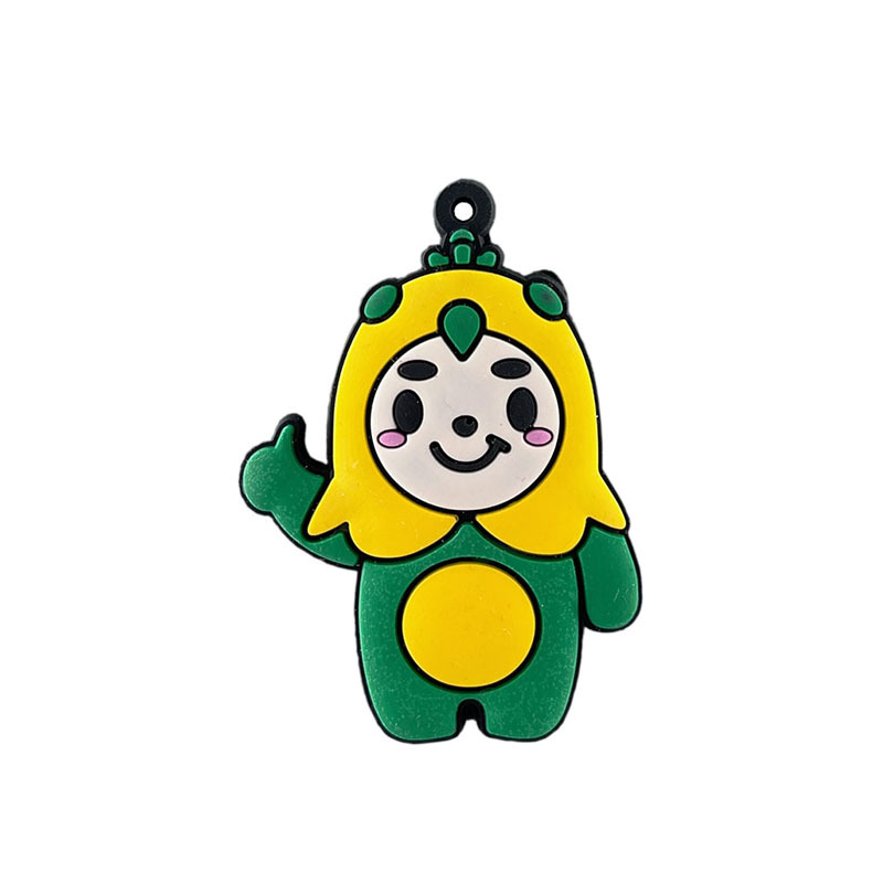 PVC キーホルダーシリコーンソフトプラスチックキーホルダーカスタムアニメーション漫画画像ペンダントロゴ広告ビジネスギフト