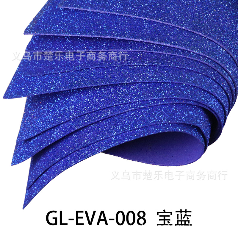 A4/A3/50x70 fábrica al por mayor Eva oro polvo esponja papel 2mm kindergarten DIY papel hecho a mano sin pegamento