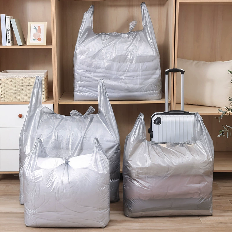 Capacious pack for moving, disposable duvet, dustproof storage bag