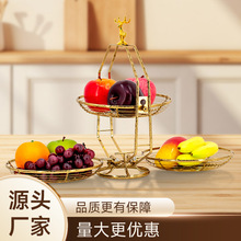 创意水果篮铁艺果篮水果厨房收纳置物架厨房水果沥水篮果盘水果盘
