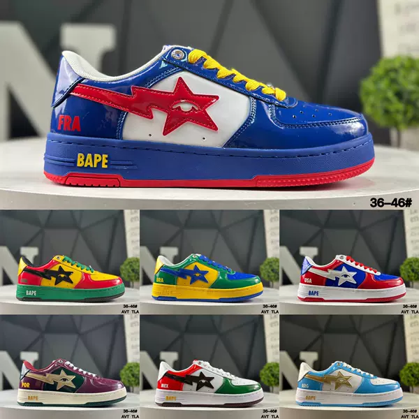 Cross-border original Bape Sta ape head low-top fashion trendy unisex high-value casual sports sneakers