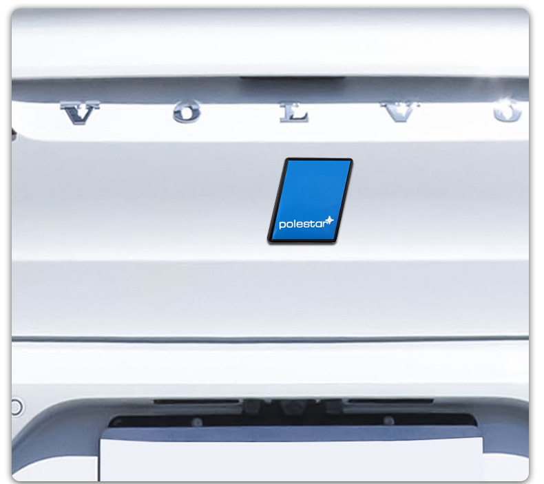 Suitable for Volvo Xc60 Xc90 S90 Xc40 Modified Trunk Car Label Polaris Mile Rd Labeling