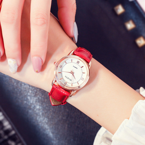 Wallis quartz couple watch belt foreign trade ladies watch waterproof fashion watch trend student watch wholesale