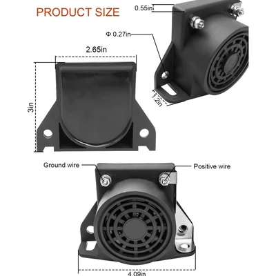 Waterproof Reversing Horn Can Car horn/tweeter