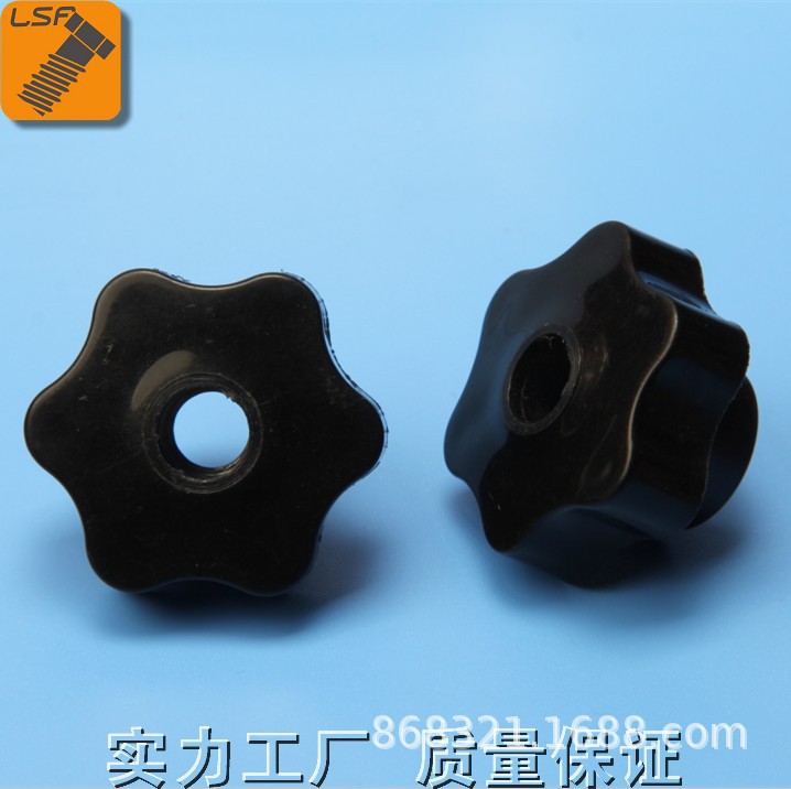 厂家生产英制包胶螺丝/ 白色胶头铜螺母/ 通孔五星螺帽m6m8m10