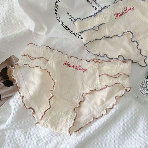 American sweet baby~girl dopamine modal cotton underwear women's mid-waist comfortable pure desire women's briefs new style