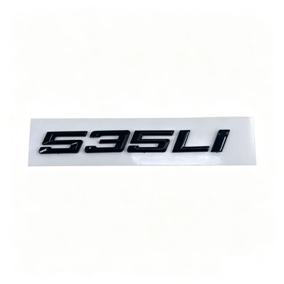 Car logo: letter emblems rear emblems number - 18-23-model-535li-modified-in-glossy-black