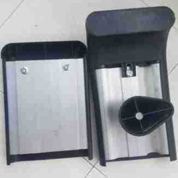 东莞厂家供应电影院防火扶手盖板 幕墙胶铝合金立面扶手盖板