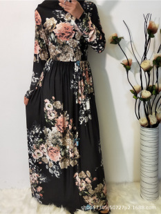 Fashion Elegant women's clothing Muslim women's Turkish Islamic clothing Youya Women's Party 2022