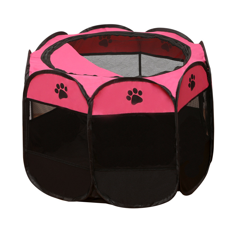 Pet octagonal cage, foldable dog cage, waterproof Oxford fabric pet tent, detachable and washable, scratch-resistant, dog and cat delivery room pic 17