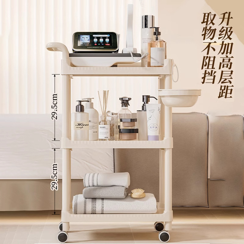 美容院专用小推车高级医疗美发移动置物架整形护理仪器手推工具车|undefined
