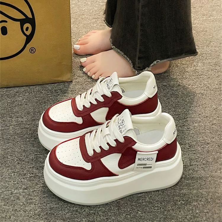 2025 новые летние популярные белые кроссовки нишевого дизайна, спортивная обувь, износостойкие и модные кроссовки на толстой подошве