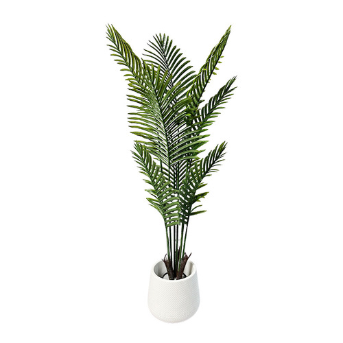 Simulated Green Plant High-End Luxury Areca Palm Floor Plant Artificial Flower Tree Indoor Living Room Decor Accent Imitation Plant