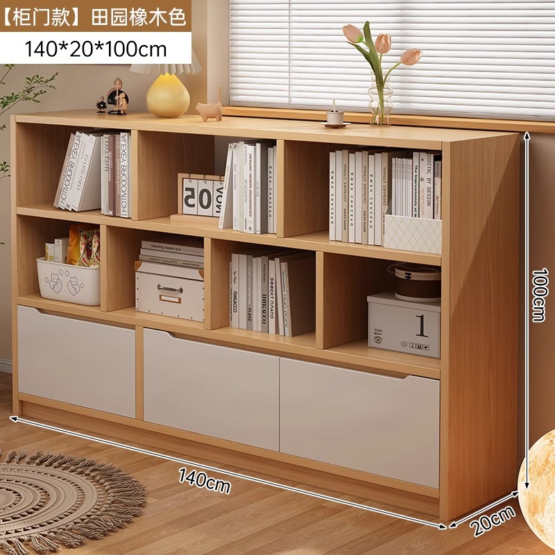 Gabinete al por mayor a prueba de polvo, estantería de piso, sala de estar, armario de almacenamiento multicapa, gabinete de cuadrillas, simple