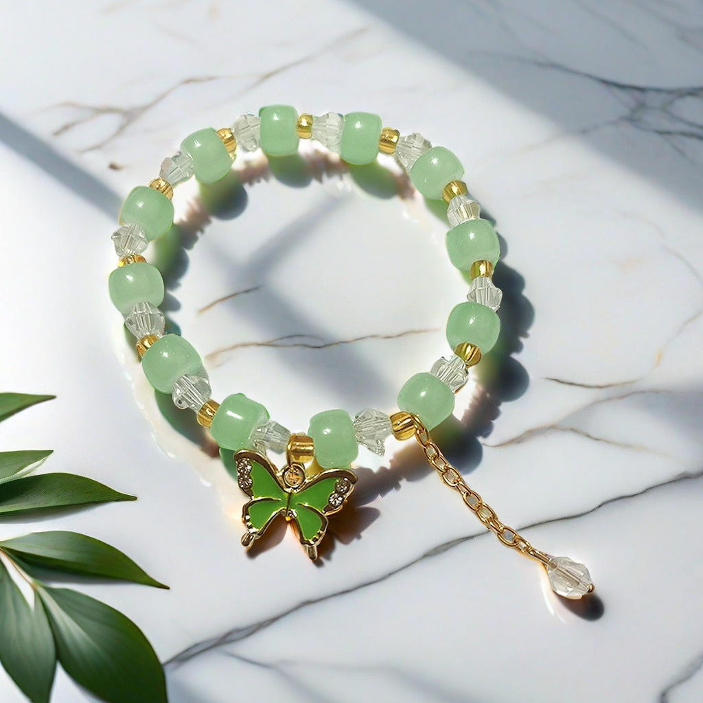 Pulsera de Lirio de los Valles Súper Hada, Promoción Especial 2025, para Mujer, Fresca y Única, Sensación de Alta Gama, Regalo de Pulsera con Cuentas para Mejor Amiga Estudiantil