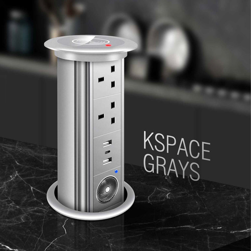 Desktop Lift Socket British Smart Electric Countertop Wireless Charging American Standard European Kitchen Desk Lift Socket