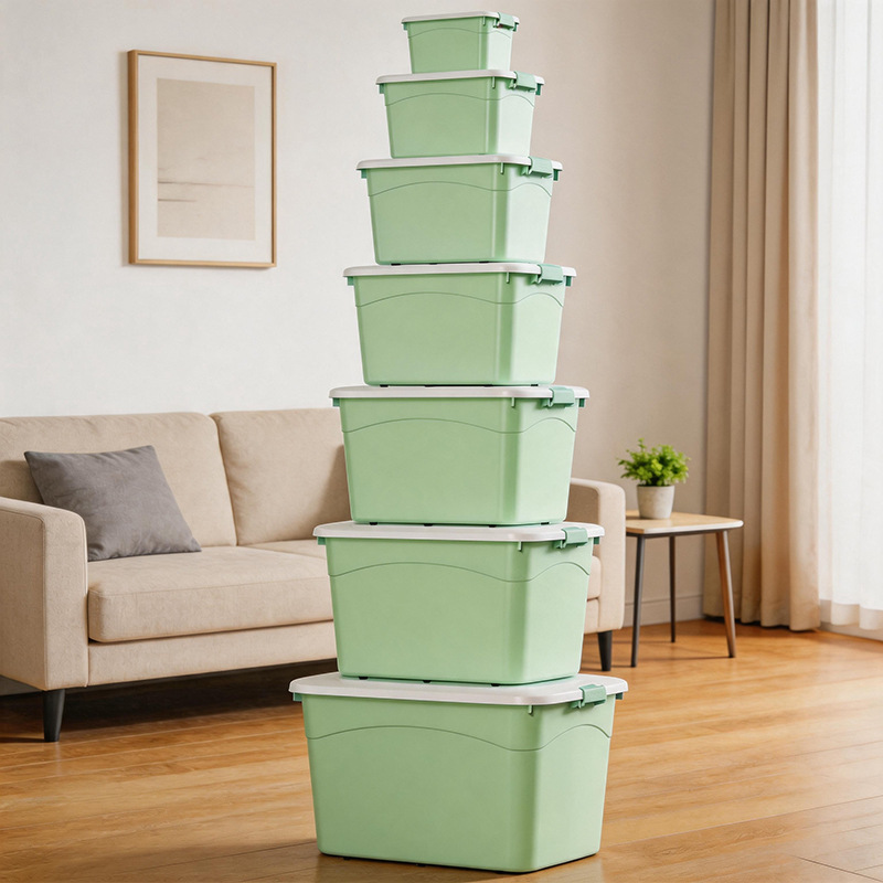 Caja de almacenamiento de edredón grande Caja de almacenamiento de plástico Caja de almacenamiento de juguetes especial Caja de almacenamiento Caja de almacenamiento de acabado de ropa al por mayor image 8