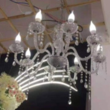 Shangmeili 結婚式結婚式ホール天井クリスタルランプ会場レイアウト小道具ホテル用品ウィンドウアクリルシャンデリア|undefined