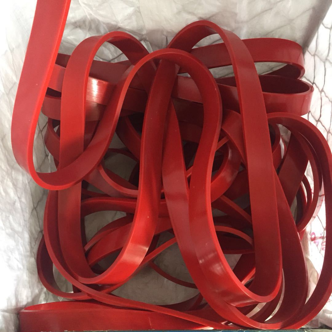 供应方形硅胶实心缓冲条红色硅胶密实平板10*50硅胶条