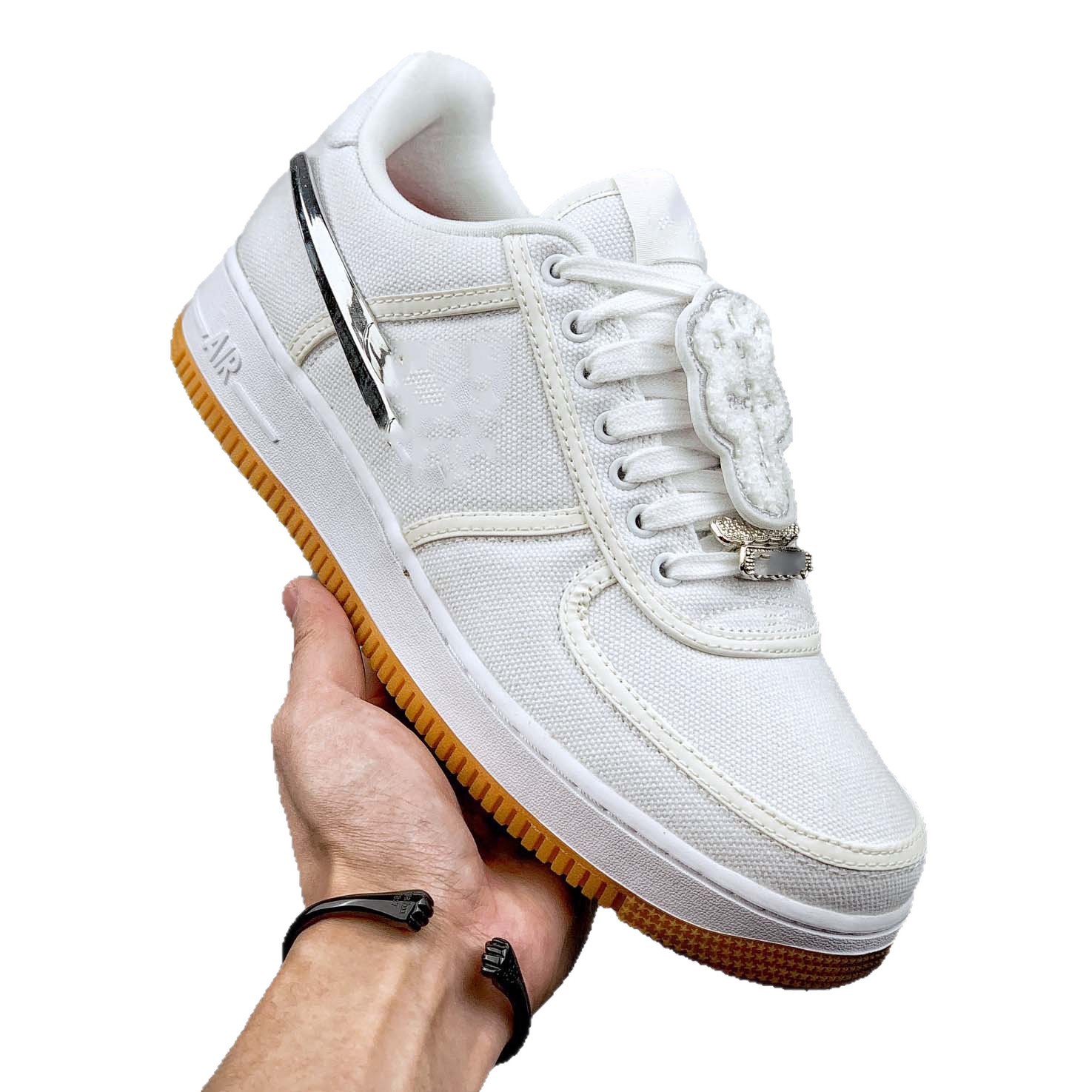 Cross-border AF1 año del caballo de la fuerza aérea zapatos de skate TS muzzle velcro moda zapatos casuales de altura de suela gruesa zapatos de pareja de moda