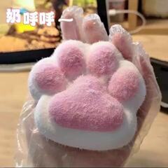 小紅書と同じスタイルのぬいぐるみ、特大猫の爪型のシリコン製、ゆっくり戻る巨大ストレス解消おもちゃ、発散型ストレス解消グッズ