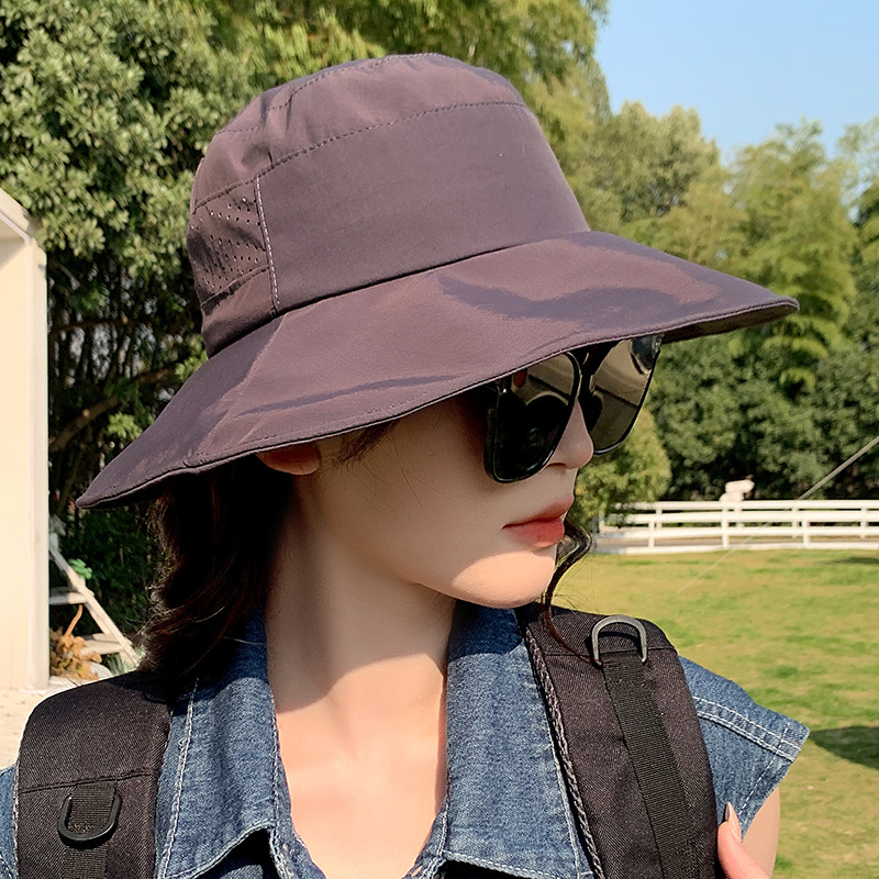 Fashionable universal breathable comfortable travel sun hat with…