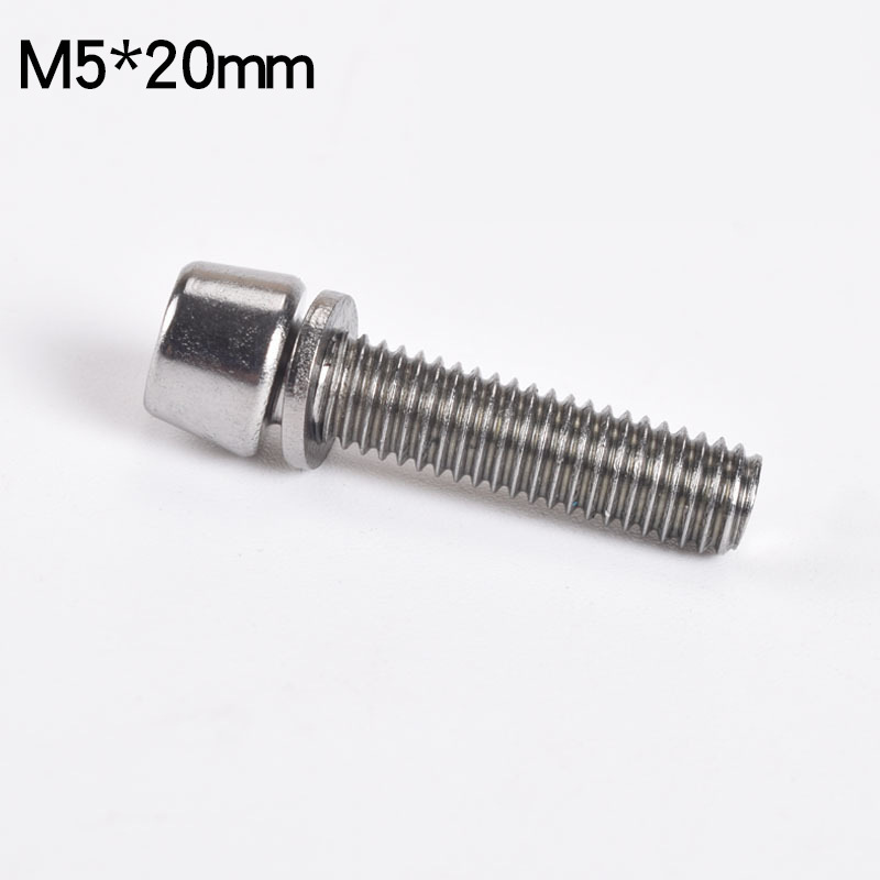 自転車ハンドルねじm 5*20/6*20mmマウンテンバイク立管ねじ部品自転車アップグレード自転車部品|undefined