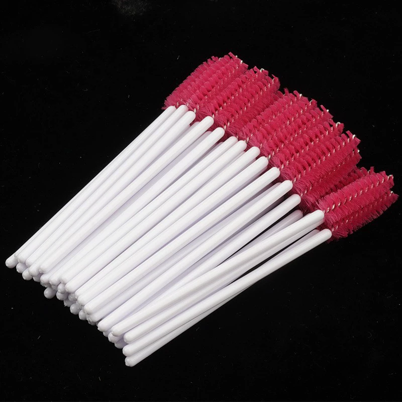 Disposable brush for eyelashes, curly false eyelashes for extension